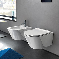 Catalano Zero Унитаз подвесной безободковый 35x55 см, смыв торнадо, Cataglaze, цвет: белый глянцевый 0111550001