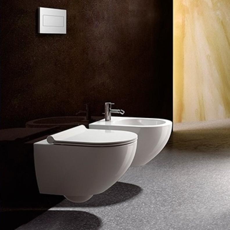 Catalano Sfera Унитаз подвесной безободковый 35x54 см, смыв торнадо, Cataglaze, цвет: белый глянц. 1VSF54R00