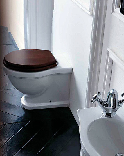 Крышка-сиденье Galassia Ethos  орех, петли хром 8495NO