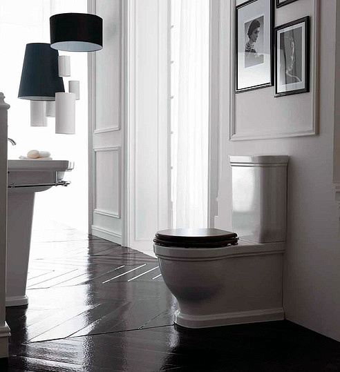 Крышка-сиденье Galassia Ethos  орех, петли хром 8495NO