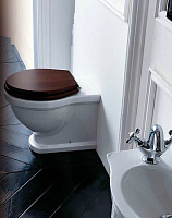 Крышка-сиденье Galassia Ethos  орех, петли хром 8495NO