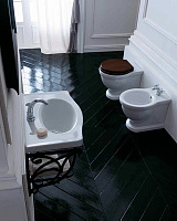 Крышка-сиденье Galassia Ethos  орех, петли хром 8495NO