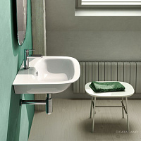 Catalano Comfort Раковина подвесная 60x47,5x18h см, 1 отв с переливом, Cataglaze, цвет: белый глянц. 160GRON00