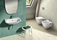 Catalano Comfort Раковина подвесная 65x50x18h см, 1 отв., с переливом, Cataglaze, цвет: белый глянц. 165GRON00