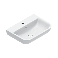 Catalano Comfort Раковина подвесная 60x45x18h см, 1 отв., с переливом, Cataglaze, цвет: белый глянц. 0720601001