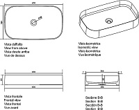 Раковина Galassia SmartB 7407
