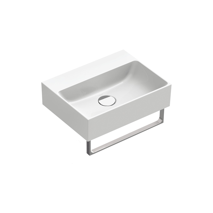 Catalano Comfort Раковина подвесная 45x35x12h см, без перелива, покр. Cataglaze, цвет: белый глянц. 0220450001