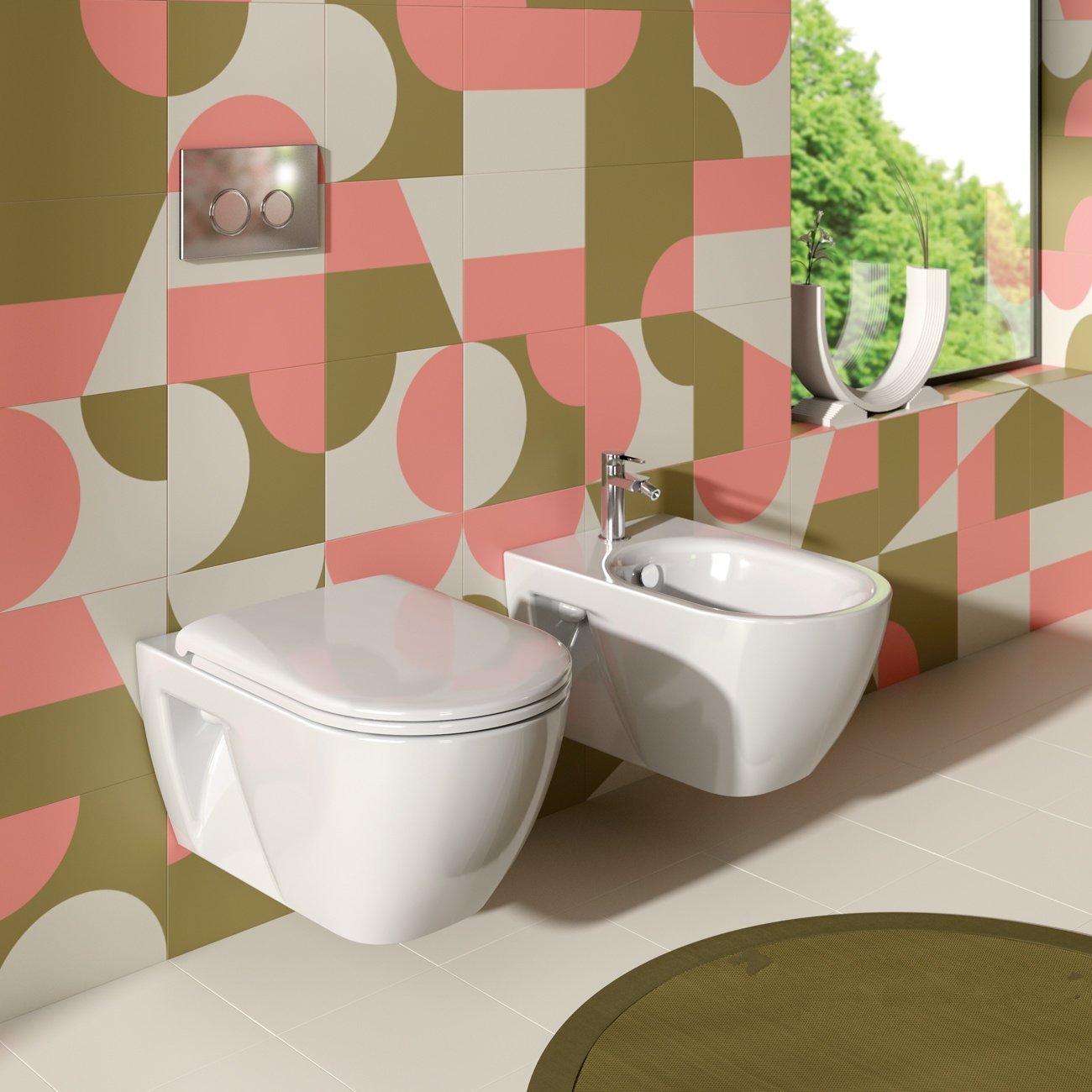 Catalano Sfera Унитаз подвесной безободковый 35x54 см, смыв торнадо, Cataglaze, цвет: белый глянц. 0511440001