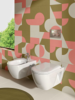 Catalano Sfera Унитаз подвесной безободковый 35x54 см, смыв торнадо, Cataglaze, цвет: белый глянц. 0511440001