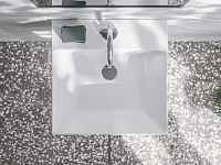 Catalano Comfort Раковина подвесная 50x50x17h см, с переливом, покр. Cataglaze, цвет: белый глянц. 0120500001