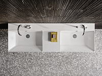 Catalano Comfort Раковина подвесная 150x50x17h см, с переливом, покр. Cataglaze, цвет: белый глянц. 0121520001