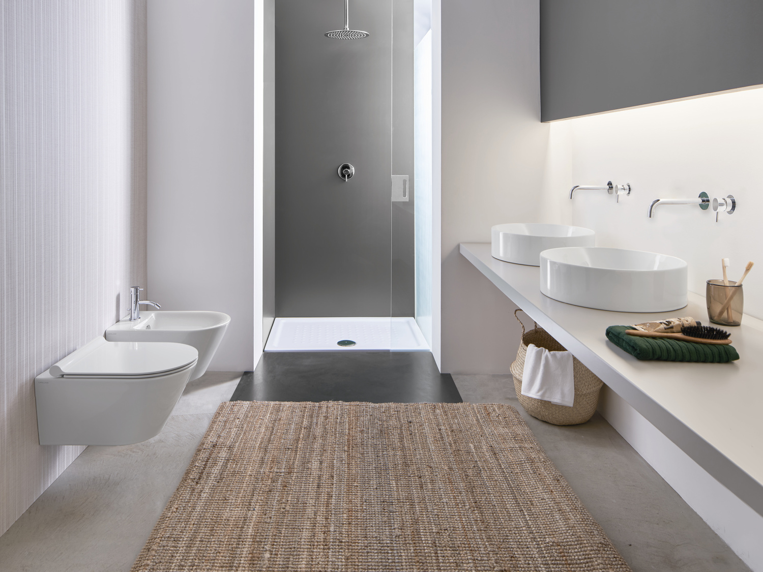 Catalano Zero Раковина чаша d45x13h см, без перелива, покрытие Cataglaze, цвет: белый глянцевый 0123450001