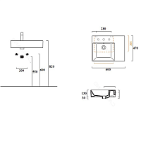 Catalano Comfort Раковина подвесная 60x47x16h см, с переливом, покр. Cataglaze, цвет: белый глянц. 160SVPUP00