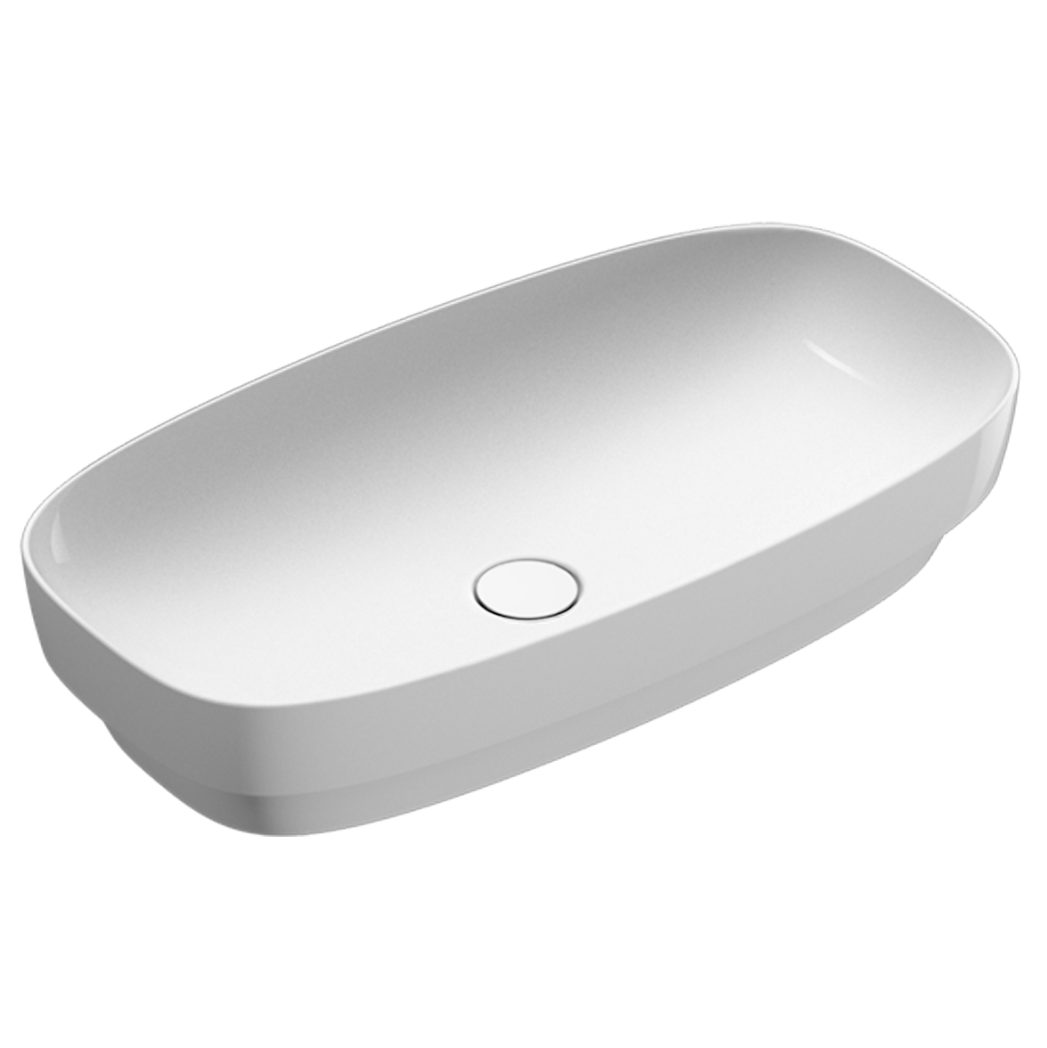 Catalano Alvea Раковина встраиваемая сверху 75x40 см, без перелива, Cataglaze, цвет: белый глянцевый 0624750001