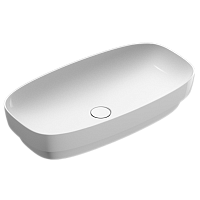 Catalano Alvea Раковина встраиваемая сверху 75x40 см, без перелива, Cataglaze, цвет: белый глянцевый 0624750001