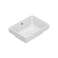 Catalano Zero Раковина встраиваемая сверху 50x37 см, с переливом, покр Cataglaze, цвет: белый глянц. 0124500001