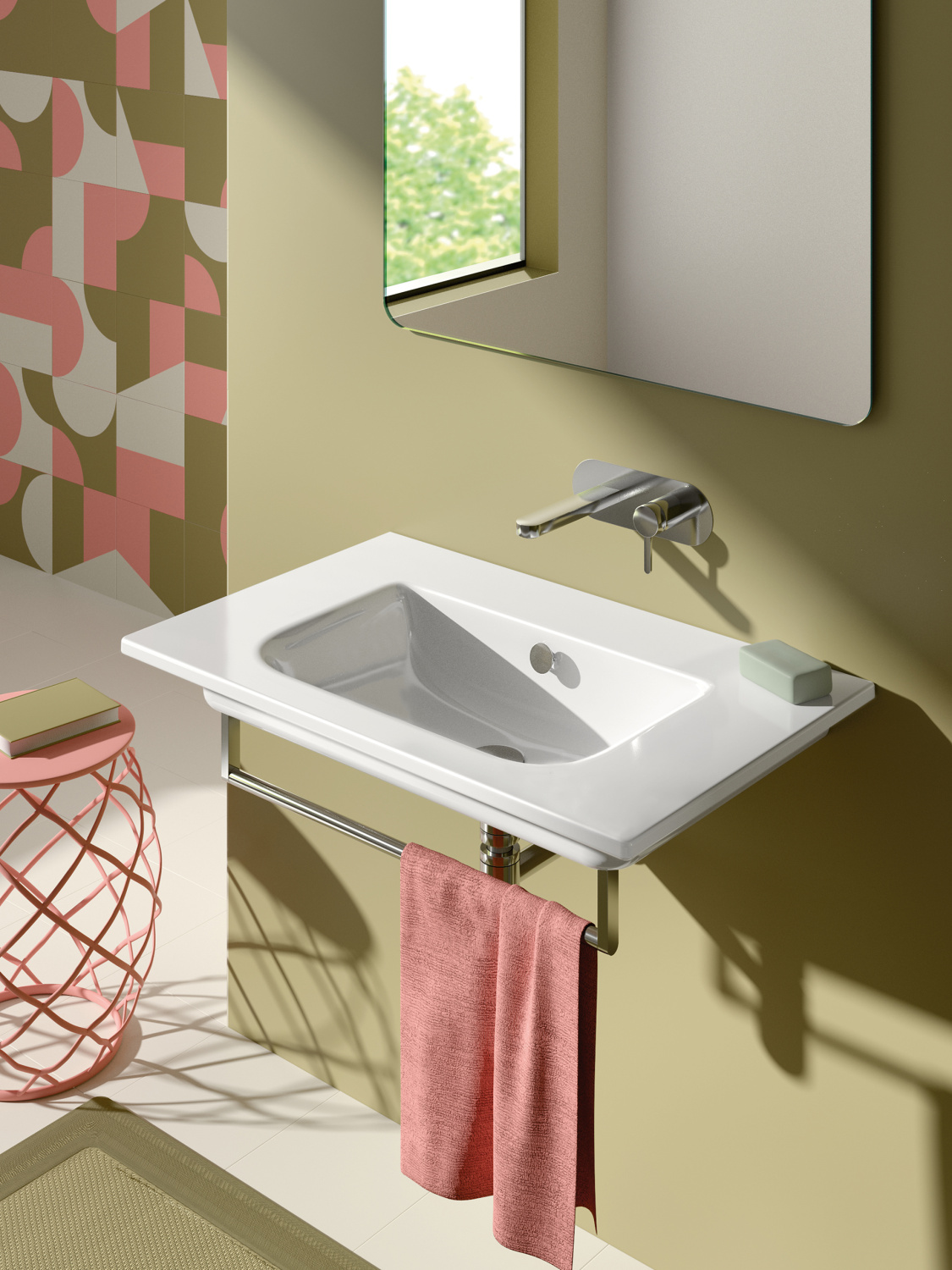 Catalano Comfort Раковина подвесная 80x50x18h см, с переливом, покр. Cataglaze, цвет: белый глянц. 0720810001