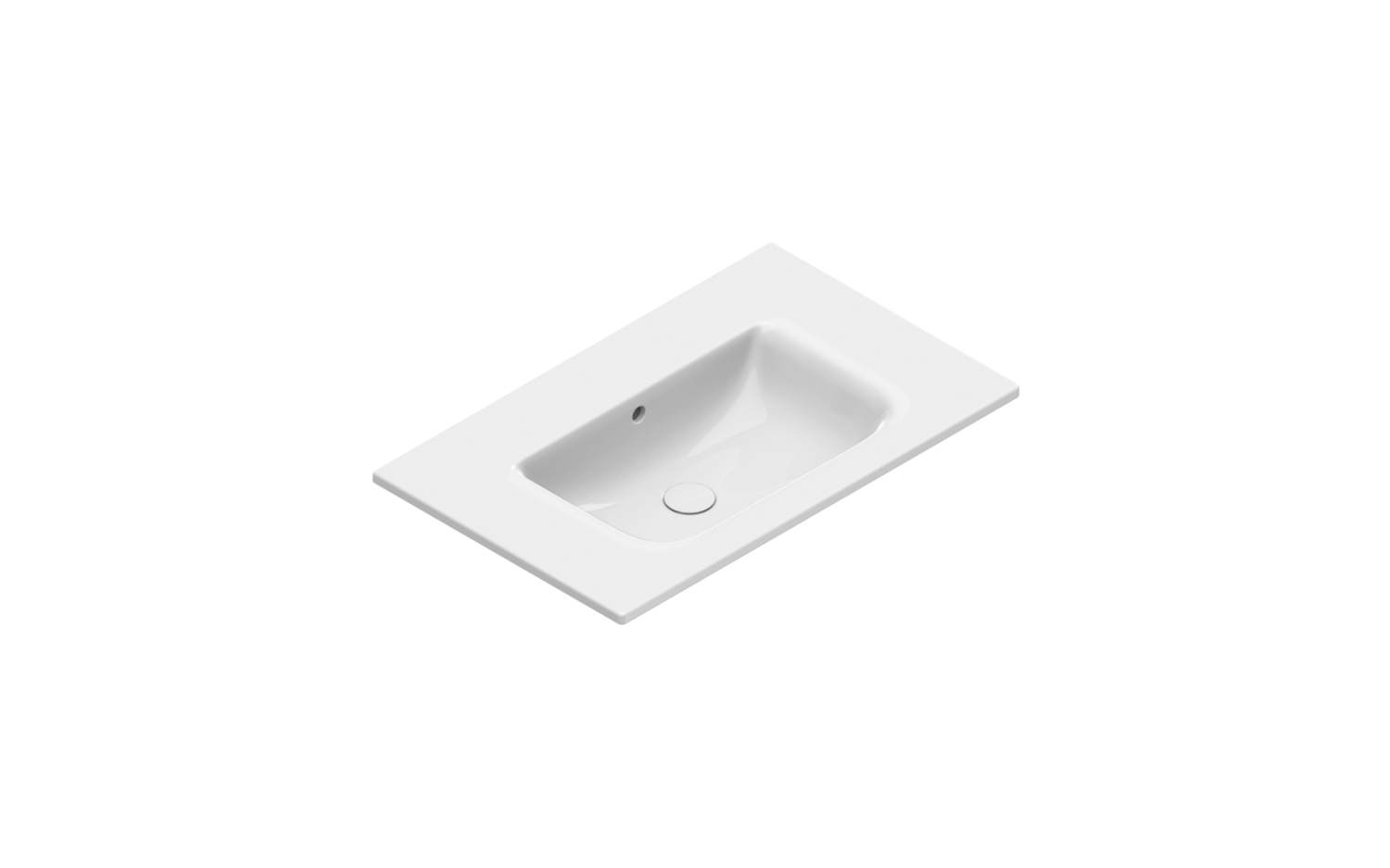 Catalano Comfort Раковина подвесная 80x50x18h см, с переливом, покр. Cataglaze, цвет: белый глянц. 0720810001