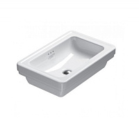 Catalano Italy Раковина встраиваемая сверху 60x40 см, с переливом, Cataglaze, цвет: белый глянцевый 160ACV00