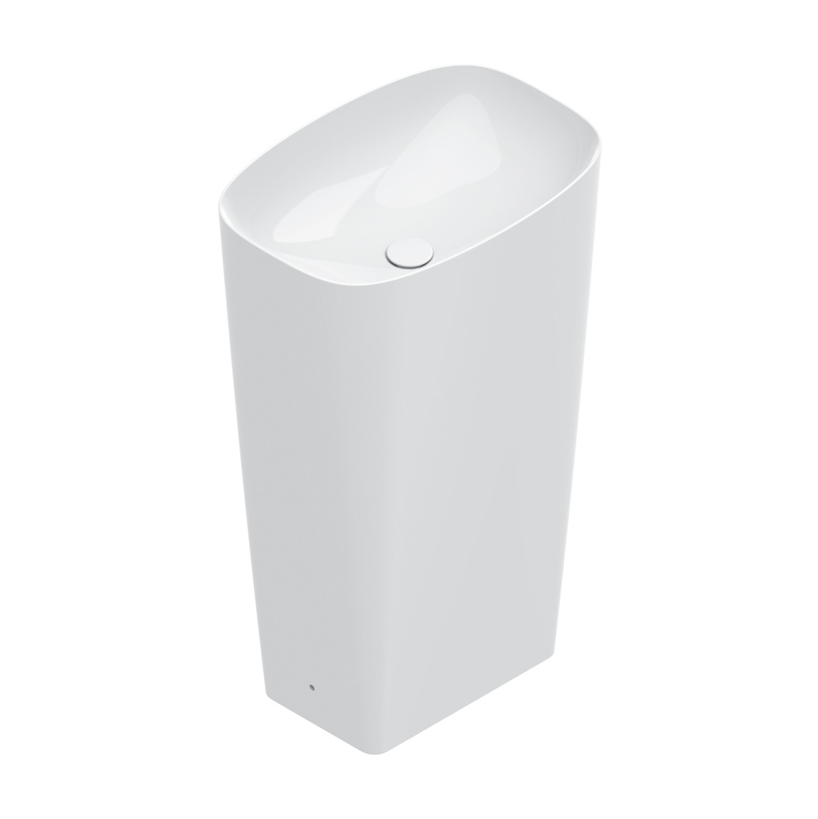 Catalano Green Раковина напольная 55x38x85h см, без перелива, покр. Cataglaze, цвет: белый глянцевый 0428550001