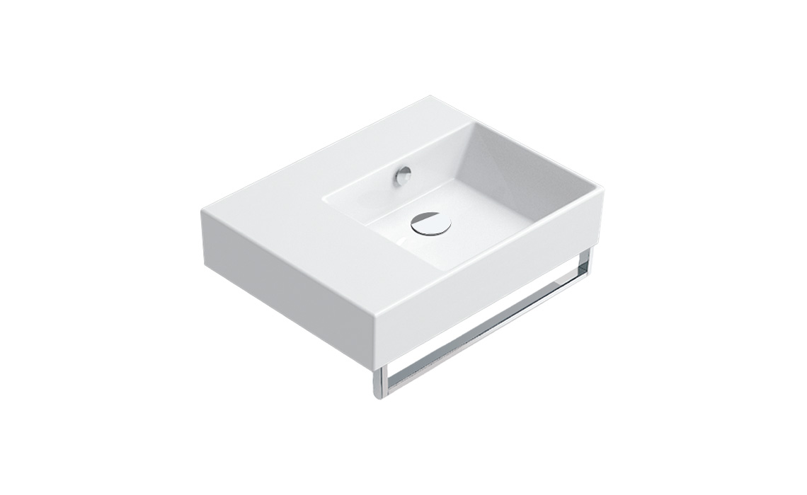 Catalano Comfort Раковина подвесная 60x47x16h см, с переливом, покр. Cataglaze, цвет: белый глянц. 160DVPUP00