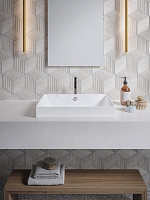 Catalano Zero Раковина встраиваемая сверху 60x37 см, с переливом, покр Cataglaze, цвет: белый глянц. 0124600001