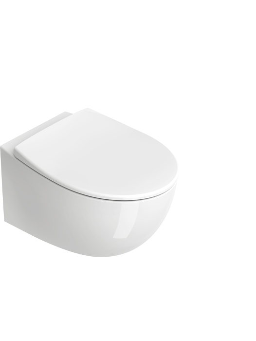 Catalano Italy Унитаз подвесной безободковый 37x52 см, смыв торнадо, Cataglaze, цвет: белый глянц. 0711520001