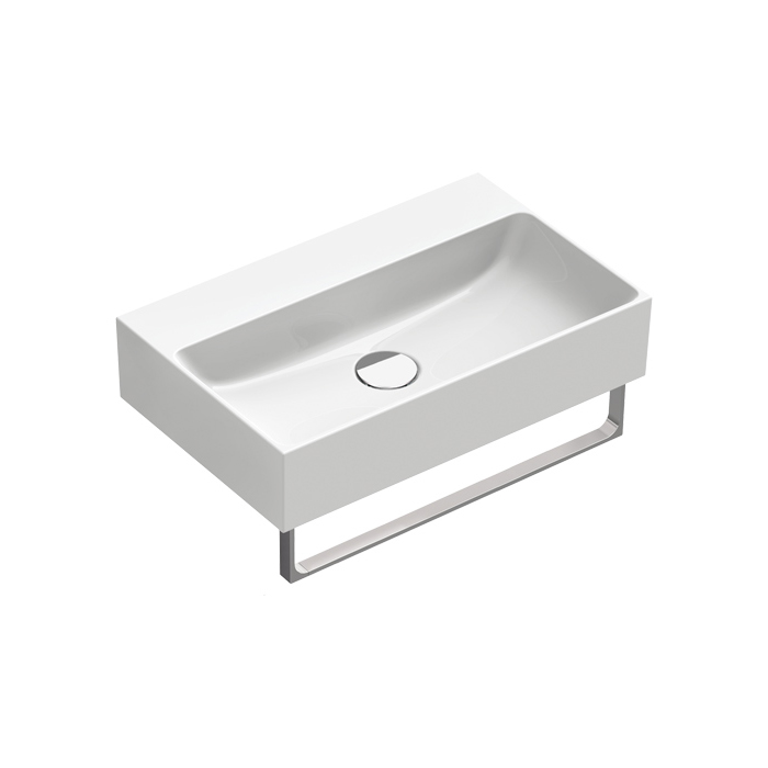 Catalano Comfort Раковина подвесная 55x35x12h см, без перелива, покр. Cataglaze, цвет: белый глянц. 0220550001