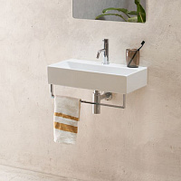 Catalano Comfort Раковина подвесная 55x35x12h см, без перелива, покр. Cataglaze, цвет: белый глянц. 0220550001