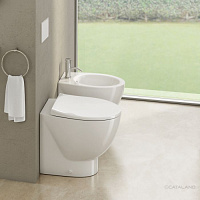 Catalano Italy Крышка-сиденье для унитаза с микролифтом, цвет: белый глянцевый 0751100001