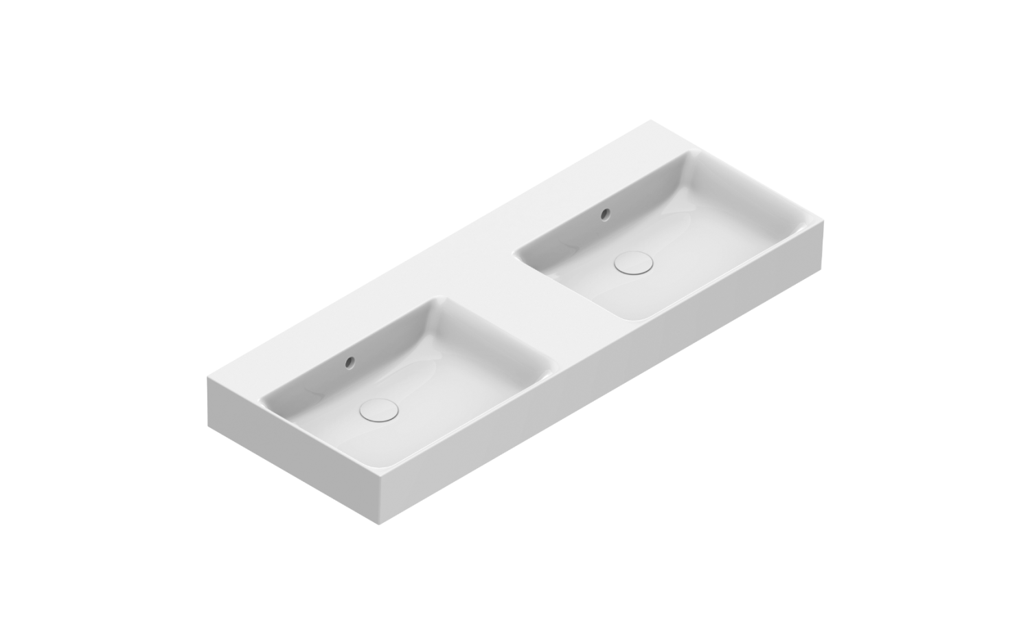 Catalano Comfort Раковина подвесная 120x47x15,5h см, с переливом, покр Cataglaze, цвет: белый глянц. 0221220001