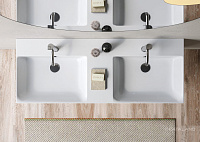 Catalano Comfort Раковина подвесная 120x47x15,5h см, с переливом, покр Cataglaze, цвет: белый глянц. 0221220001