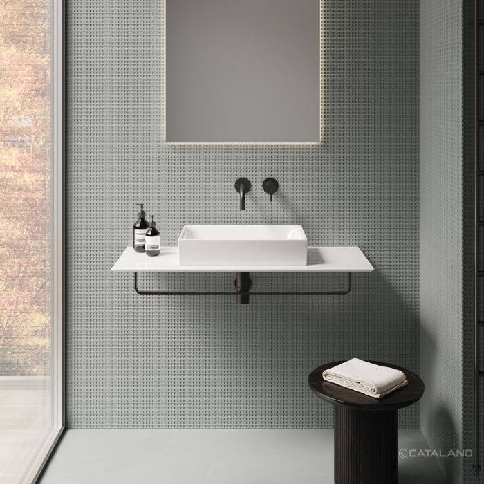 Catalano Zero Раковина чаша 50x30x11h см, без перелива, покрытие Cataglaze, цвет: белый глянцевый 150AVP00