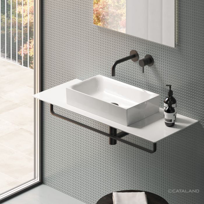 Catalano Zero Раковина чаша 50x30x11h см, без перелива, покрытие Cataglaze, цвет: белый глянцевый 150AVP00