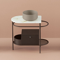 ArtCeram Cognac Раковина чаша d42x16h см, без перелива, покрытие Saniglaze, цвет: brown matera COL001 41 00