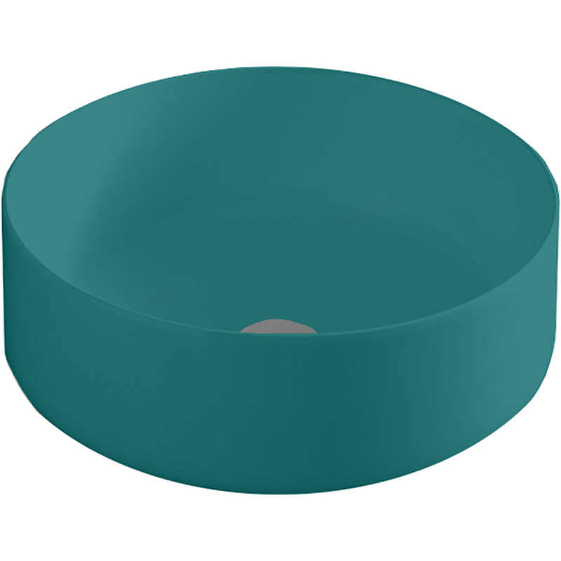 ArtCeram Cognac Раковина чаша d42x16h см, без перелива, покрытие Saniglaze, цвет: green foresta COL001 43 00