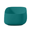 ArtCeram Cognac Раковина чаша 43x43x22h см, без перелива, покрытие Saniglaze, цвет: green foresta COL006 43 00