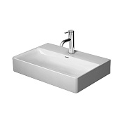 Duravit DuraSquare Раковина 60х40 см, с 3 отв. под смеситель, цвет: белый 2356600044