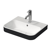 Duravit Happy D.2 Plus Раковина 50х40 см, 1 отв под смес, цвет: Anthracite matt/белый 2360506160