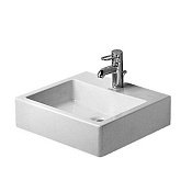 Duravit Vero Раковина для мебели, без перелива, с 1 отвр. под смес., 50x47 см, цвет: белый 0454500027