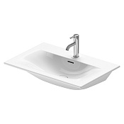 Duravit Viu Раковина, 2 отв под смес, 73х49 см, покр WonderGliss, цвет: белый 23447300301