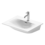 Duravit Viu Раковина, 3 отв под смес, 63х49 см, покр WonderGliss, цвет: белый 23446300581