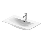 Duravit Viu Раковина, 3 отв под смес, 83х49 см, покр WonderGliss, цвет: белый 23448300581