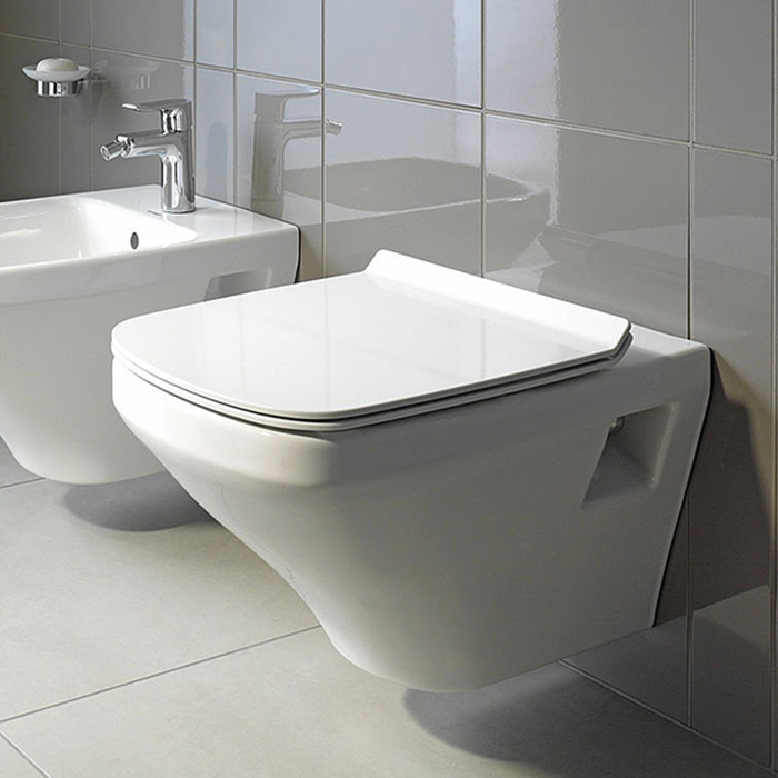 Duravit DuraStyle Комплект: подв. унитаз Rimless 257109 37х48 см. 006379 45710900A1 (257109+006379)