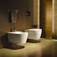 Duravit Me by Starck Унитаз 4,5 л, 37x57 см, покрытие WonderGliss, цвет: белый 25280900001