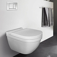 Duravit Starck 3 Комплект: унитаз Rimless 2527090000 + сиденье 006389 45270900A1 (2527090000+006389)