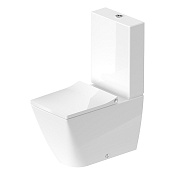 Duravit Viu Унитаз напольный 35x65 см, Rimless, слив универс., HygieneGlaze, цвет: белый 2191092000