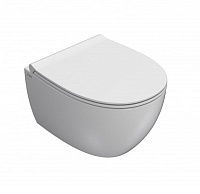 Globo 4All Крышка-сиденье для унитаза, с микролифтом, крепление хром, цвет: белый глянцевый MD022BI