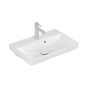 Villeroy & Boch Avento Раковина прямоугольная, 1 отверстие, 55x37 см, цвет: белый 4A005501