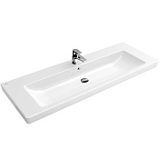 Villeroy & Boch Subway 2.0 Раковина на тумбу, 1 отв., 130x47 см, цвет: белый 7176D001